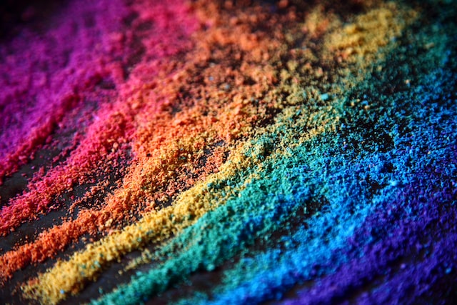 原始彩虹沙。